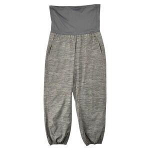 lululemon Maternity Friendly High Rise Joggers Gray Pockets 25" Inseam